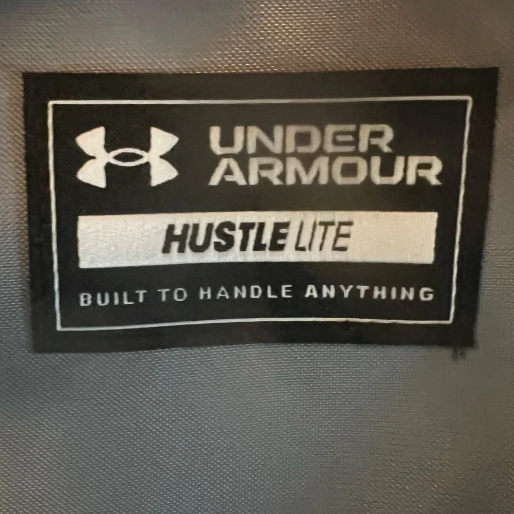 Under Armour Gray & Black Storm Hustle-Lite Backpack with Durable Design NWOT
